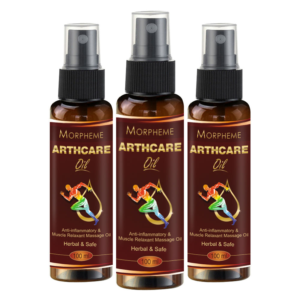 Morpheme Arthcare Oil With Spray - 100ml x 3