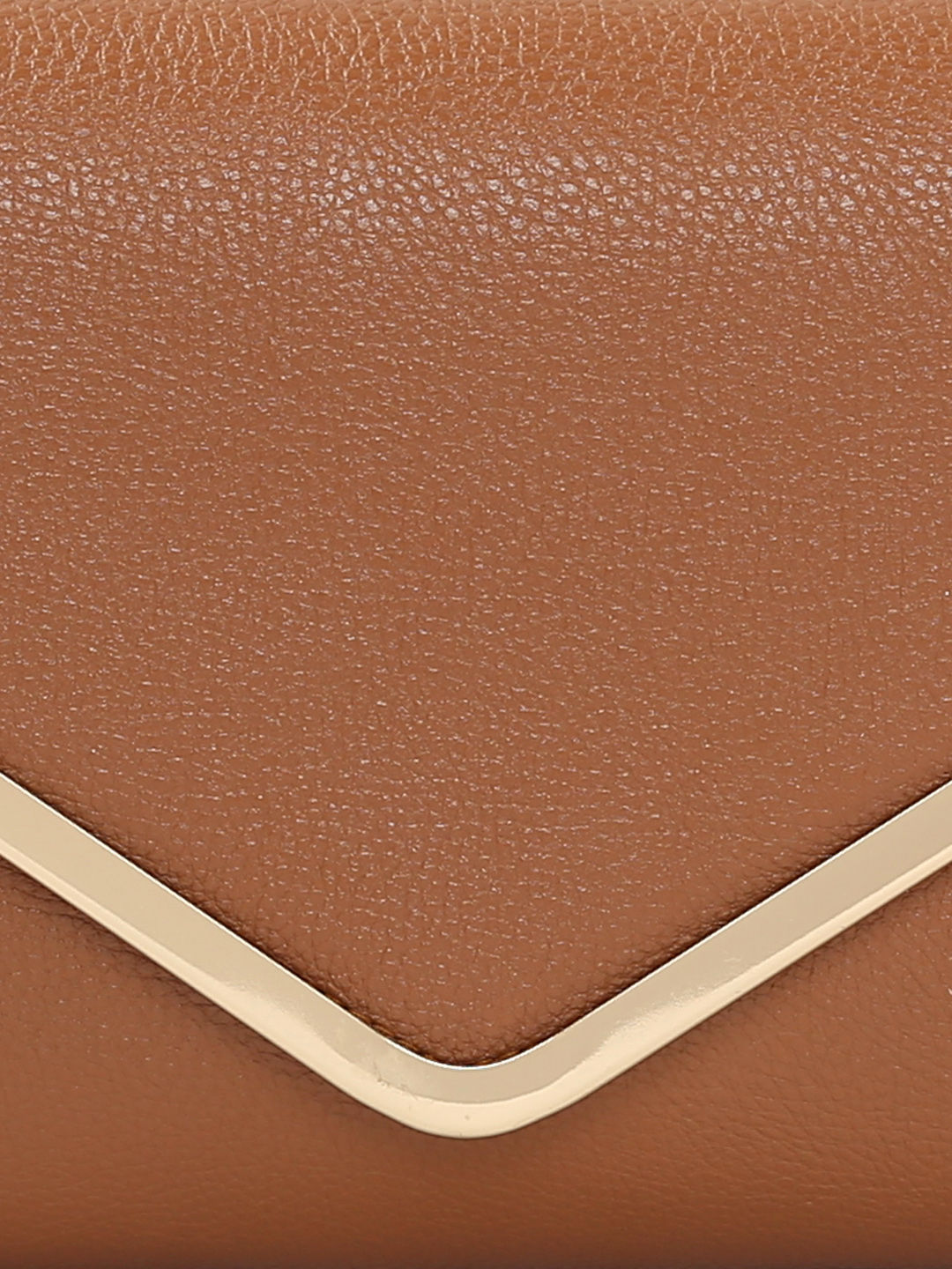 Buy Toniq Brown Envelope Clutch Online
