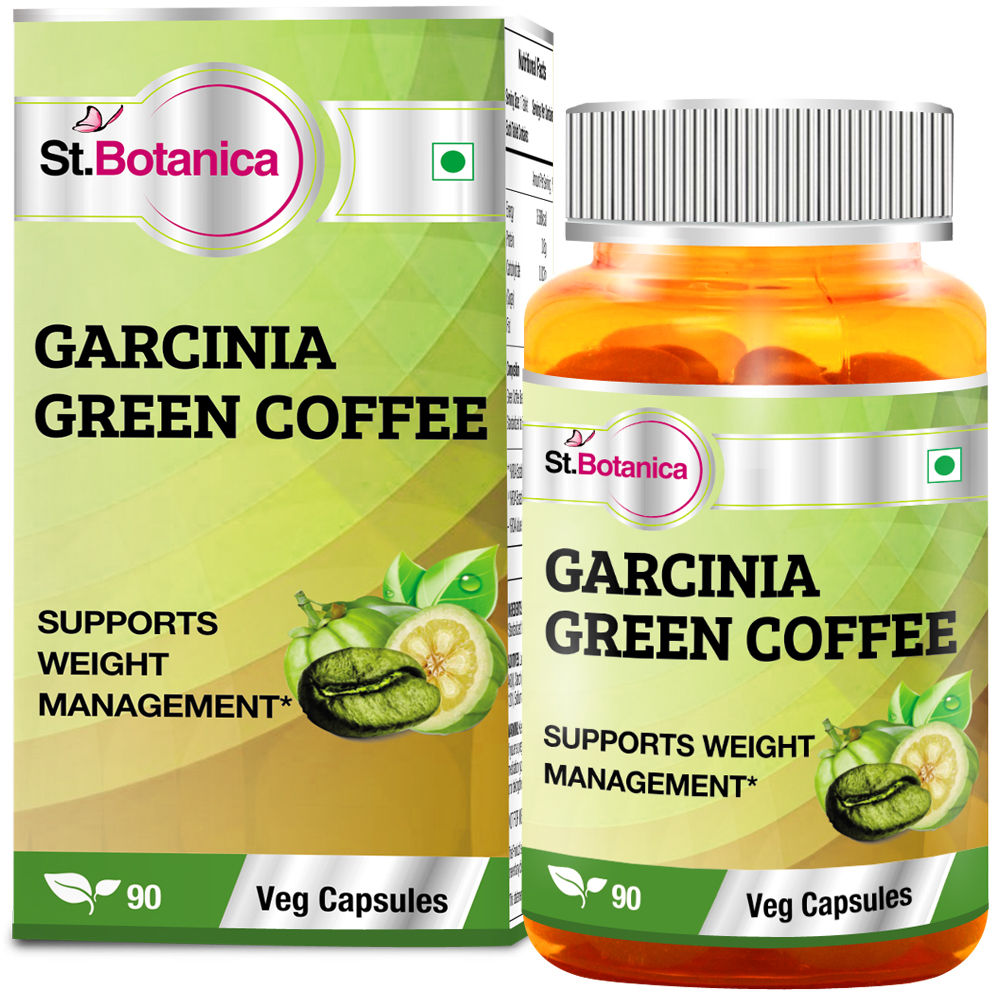 St.Botanica Garcinia Green Coffee 500mg Extract - 90 Veg Caps