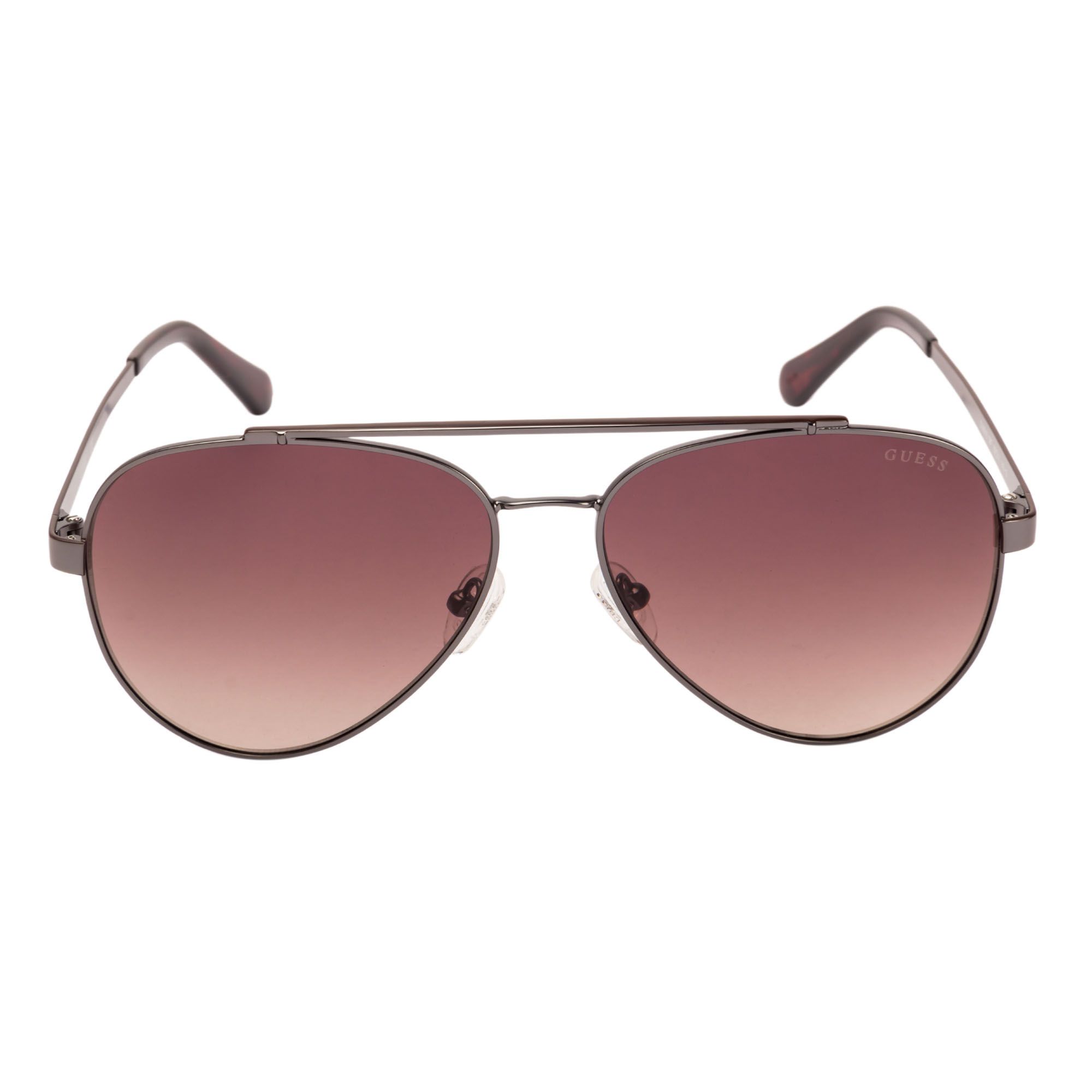 Guess Sunglasses Aviator With Brown Lens For Men