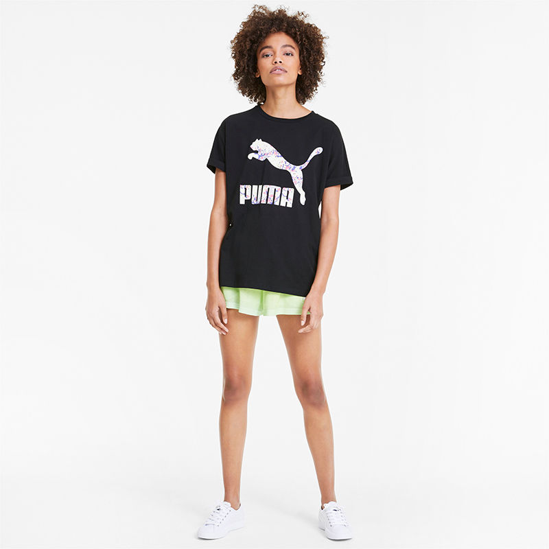 Buy Puma AOP Roll Up Women's Tee - Black Online