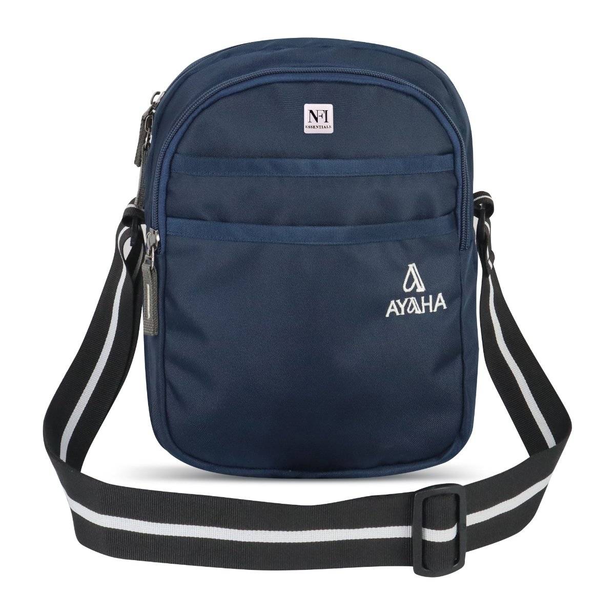 NFI Essentials Polyester Men and Women Cross Body Sling Bag (M)