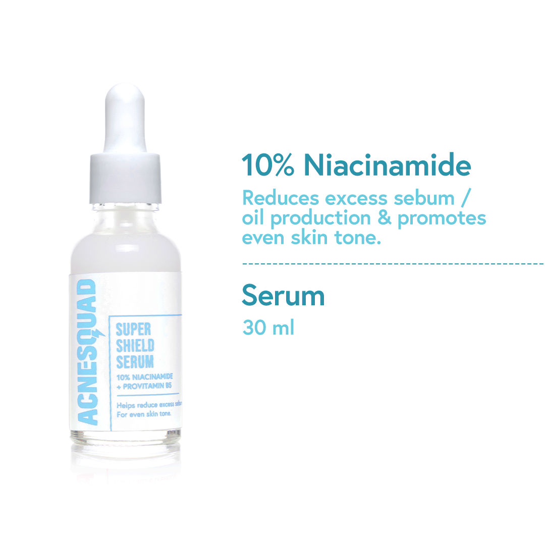 Acne Squad 10% Niacinamide Serum for Acne Prone Skin