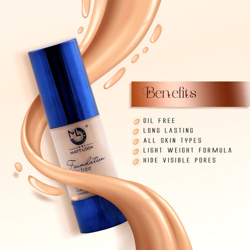 Buy Matt look Oil-Free Waterproof SPF25 Foundation Online