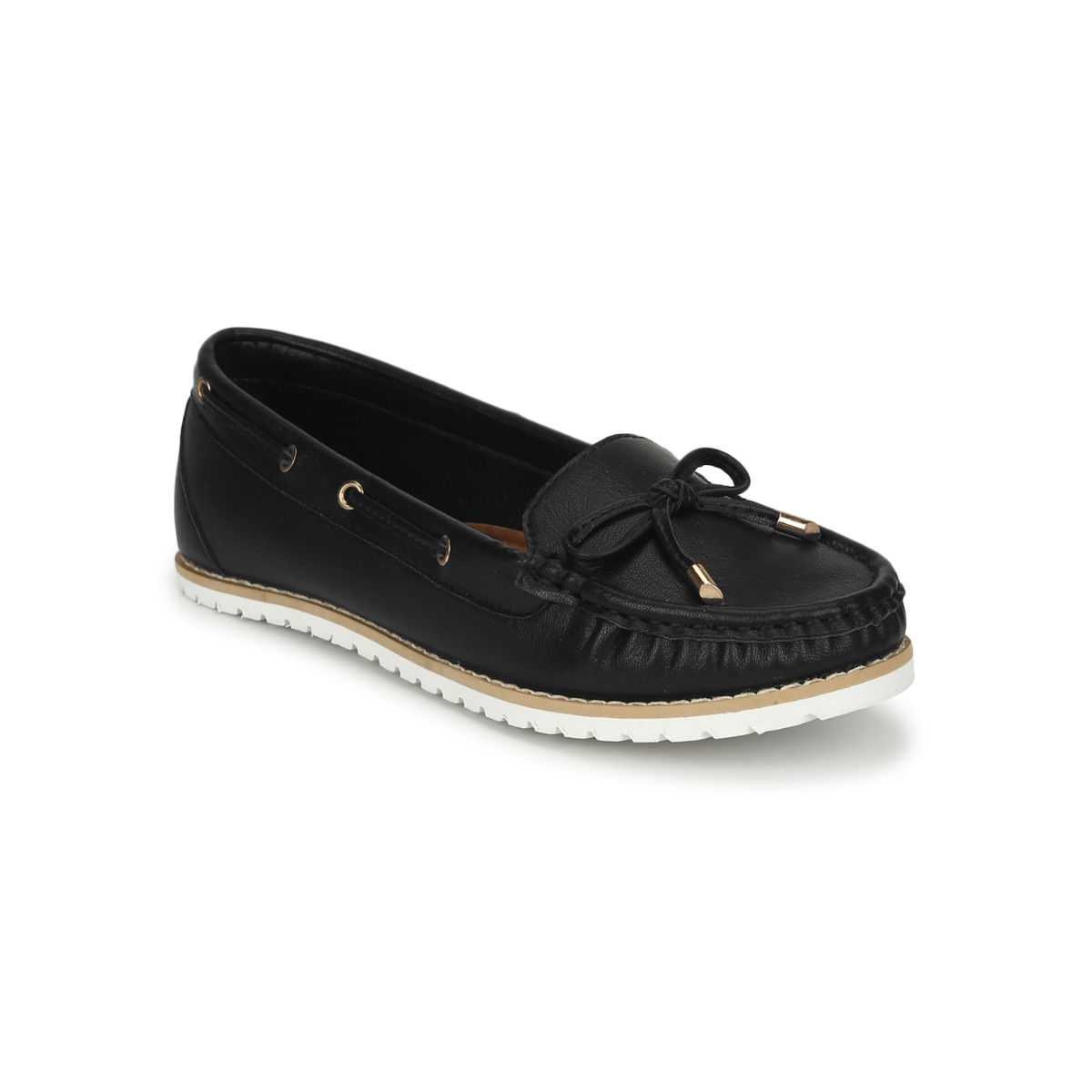 Truffle Collection Black Pu Flat Belly Shoes - UK 4: Buy Truffle Collection  Black Pu Flat Belly Shoes - UK 4 Online at Best Price in India | Nykaa