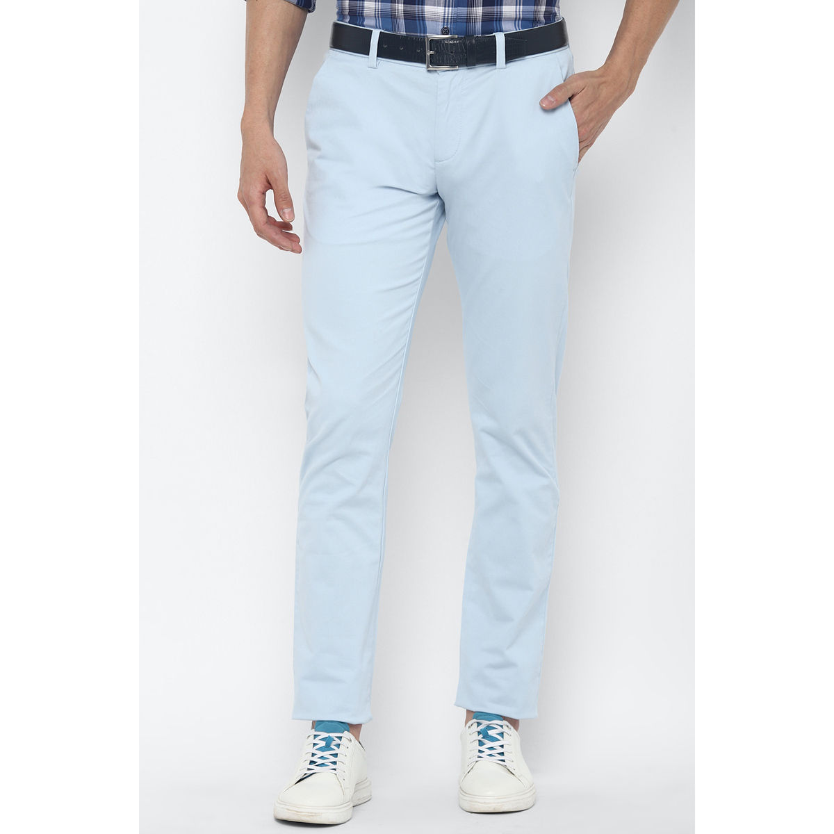 Allen Solly Blue Casual Trouser Buy Allen Solly Blue Casual Trouser Online  at Best Price in India  NykaaMan