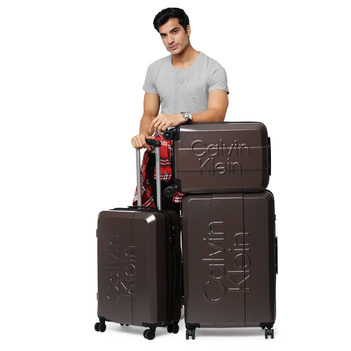 Calvin klein trolley sale luggage