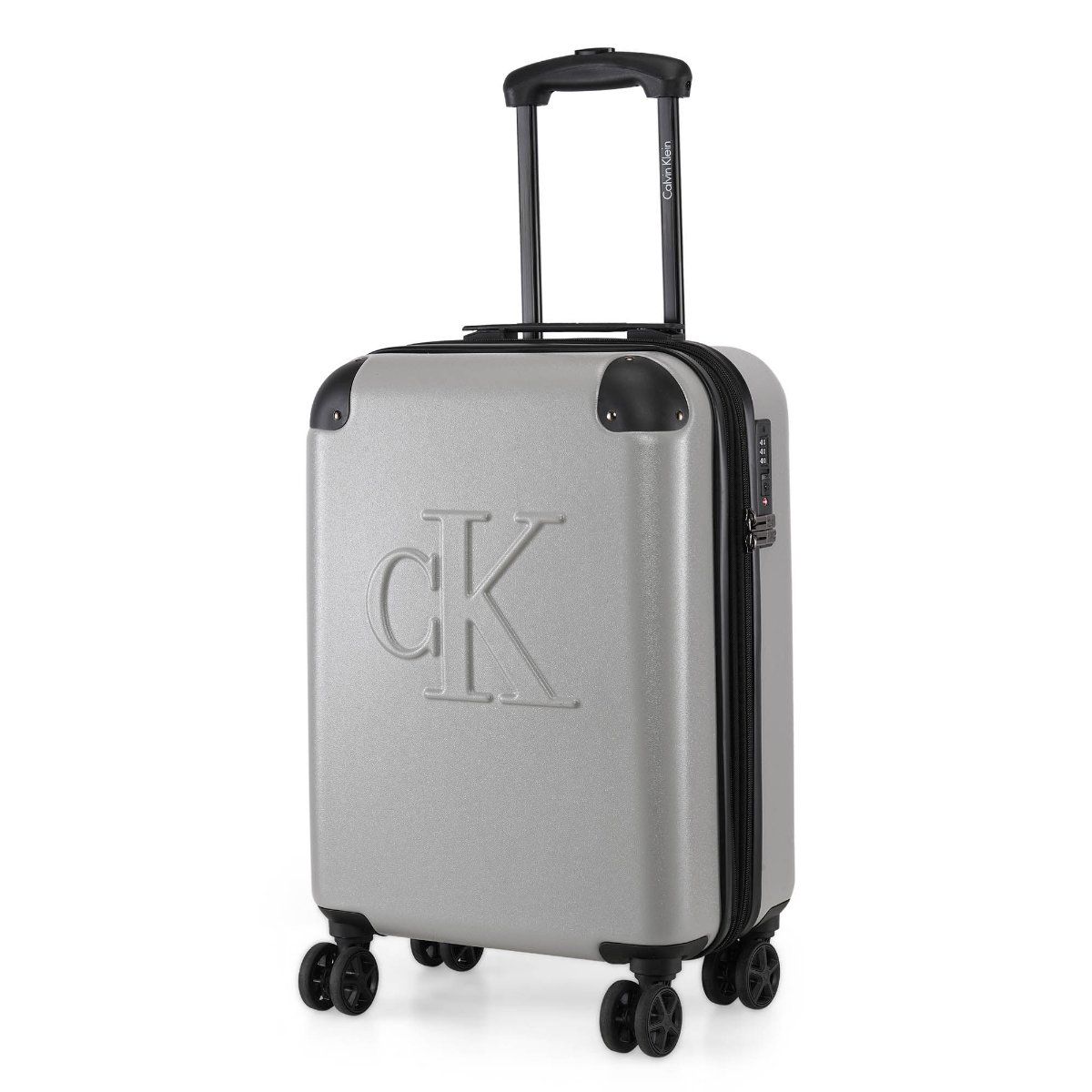 Calvin klein hot sale suitcase grey