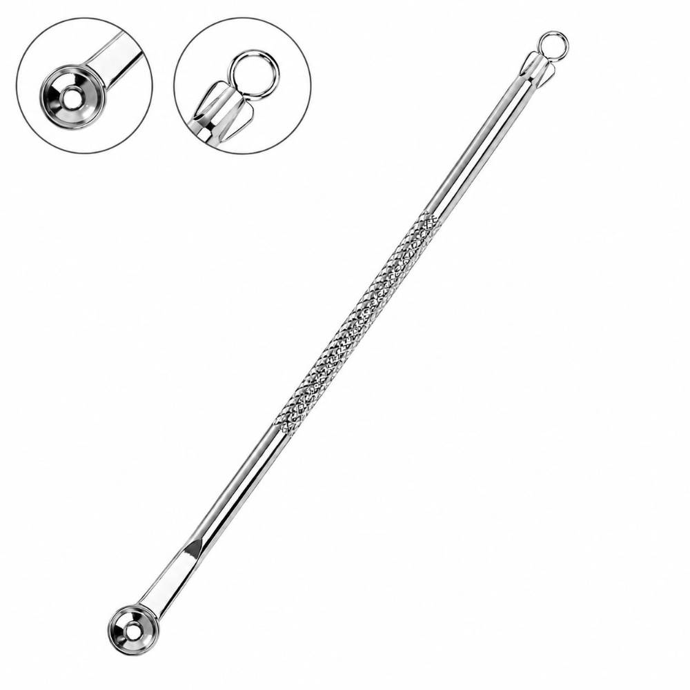 Beautiliss Blackhead Remover Round Tool for Clear Smooth Skin and Effective Pore Cleaning
