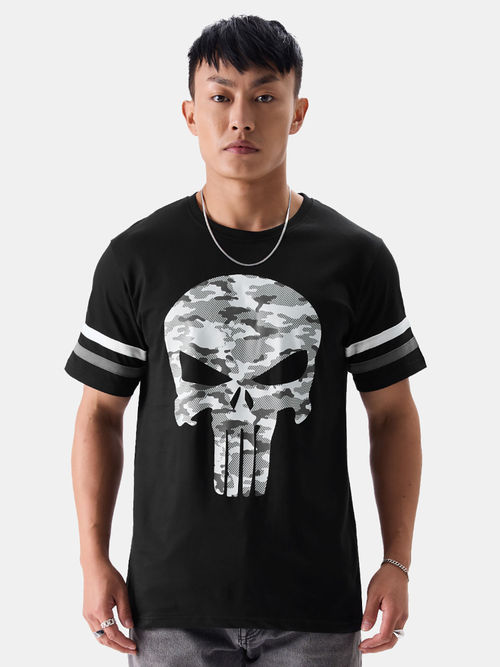 The Souled Store Official Punisher Logo T-shirts For Men