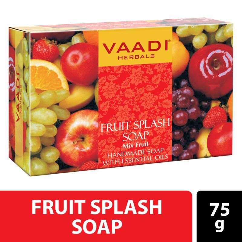 Vaadi Herbals Fruit Splash Soap Mix Fruit Handmade Soap With Essential Oils
