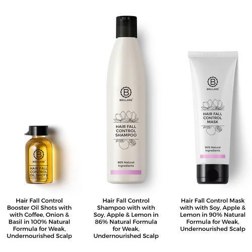 Brillare Hair Fall Control Treatment Combo: Buy Brillare Hair Fall Control  Treatment Combo Online at Best Price in India | Nykaa
