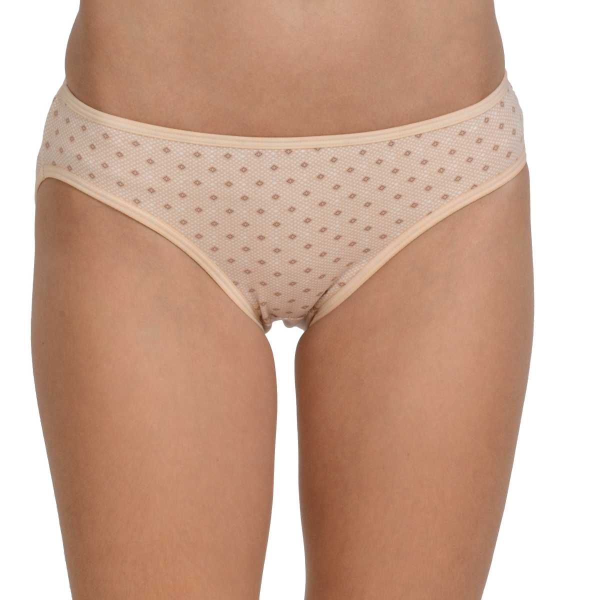 Buy Nykd by Nykaa V Cut Lace Hipster Panty - Nyp343 Peach Online