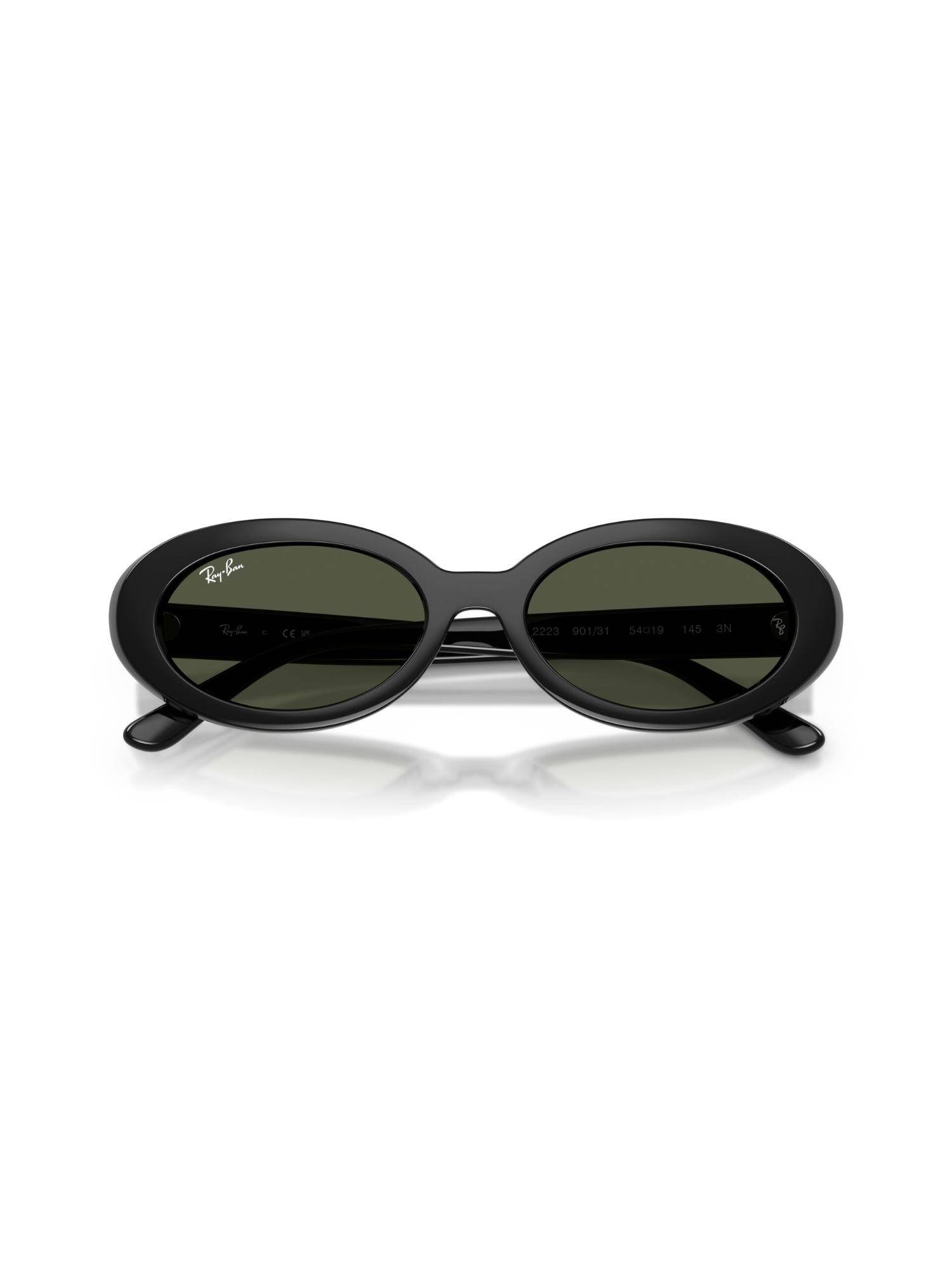 Buy Ray-Ban Women Uv Protected Green Lens Oval Sunglasses -0Rb2223901 ...