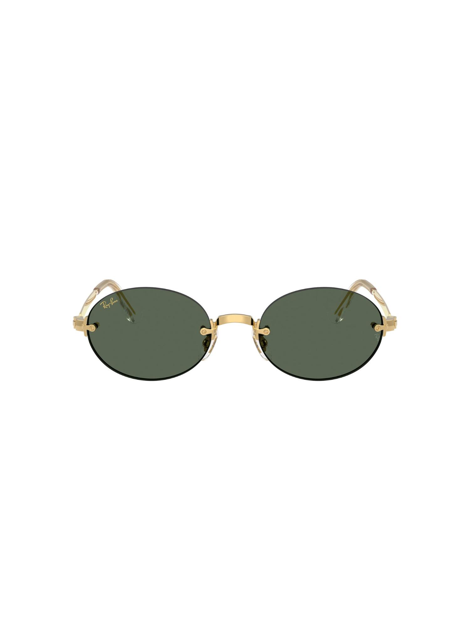 Buy Ray-Ban Unisex Uv Protected Green Lens Oval Sunglasses