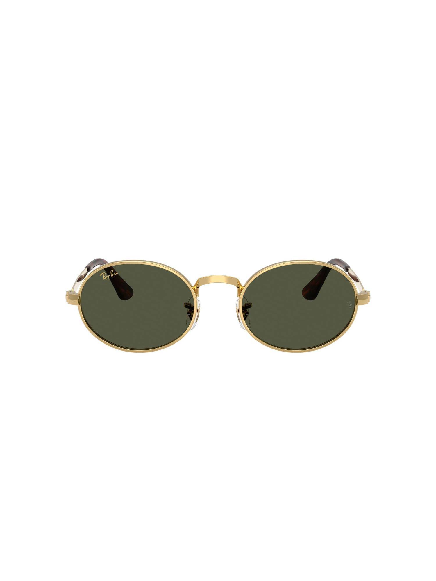 Ray-Ban Unisex Uv Protected Green Lens Oval Sunglasses -0Rb3931001/3154 (54)