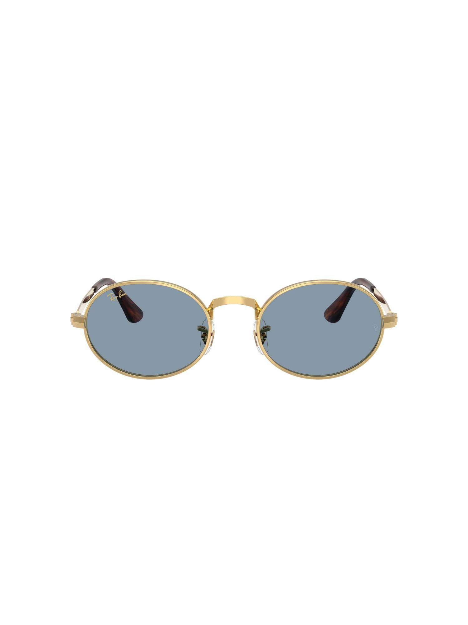 Ray-Ban Unisex Uv Protected Blue Lens Oval Sunglasses -0Rb3931001/5654 (54)