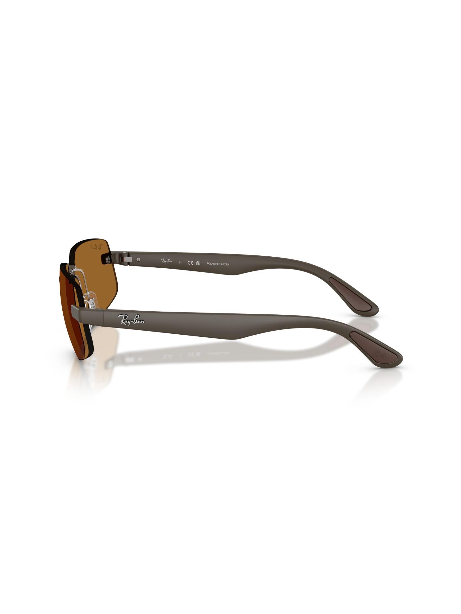 Buy Ray-Ban Unisex Polarized Bronze Lens Irregular Sunglasses