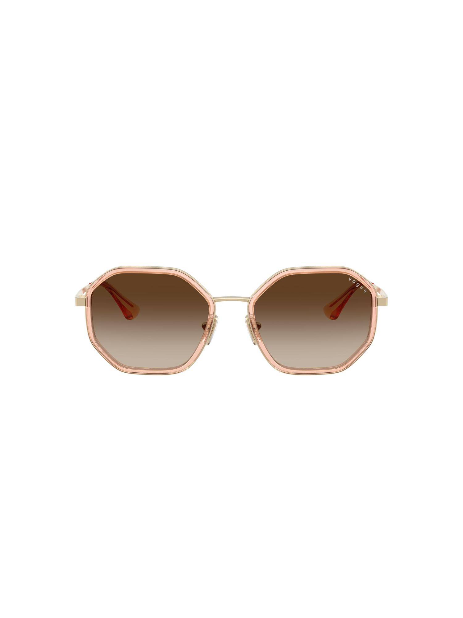 Vogue Eyewear Women Gradient Brown Lens Irregular Sunglasses -0Vo4359Si848/1353 (53)