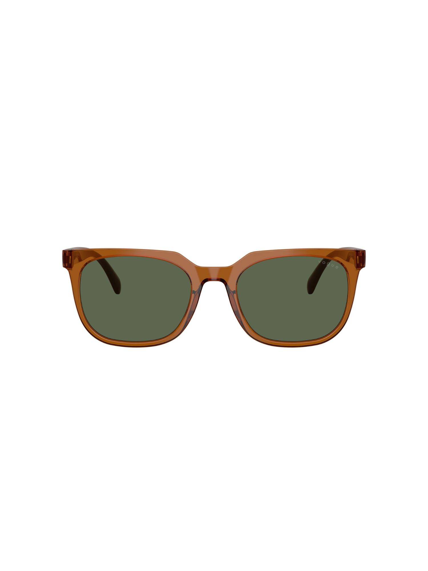 Vogue Eyewear Men Uv Protected Green Lens Rectangle Sunglasses -0Vo5715Si32987154 (54)