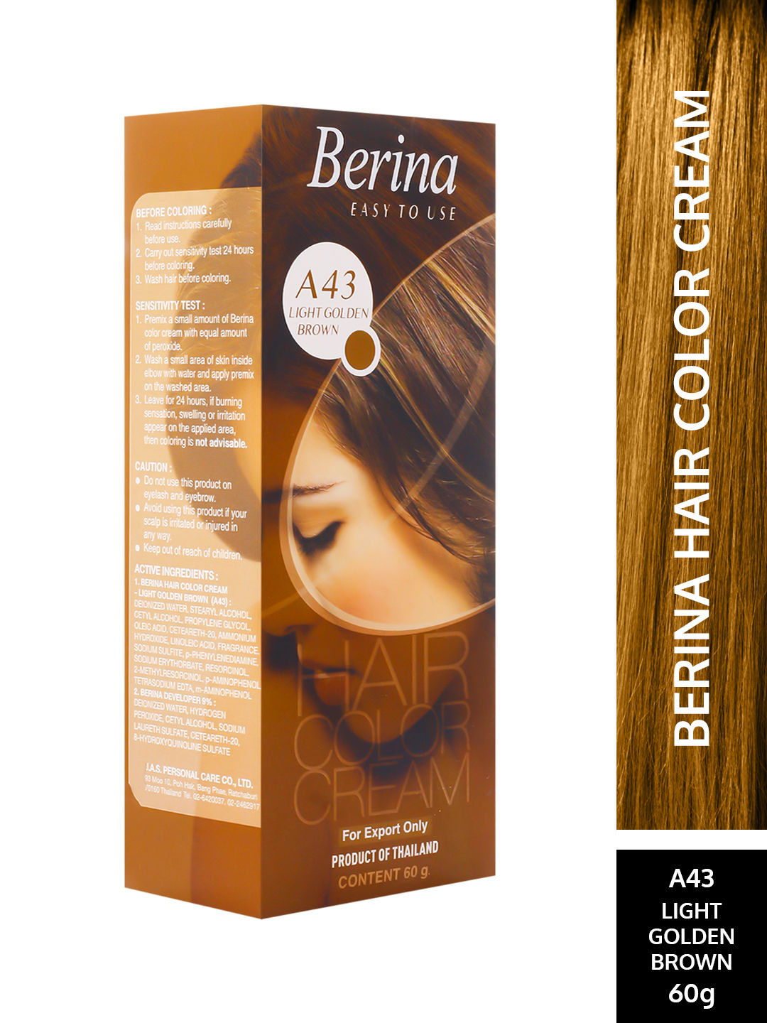 Berina Hair Color Cream - Light Golden Brown: Buy Berina Hair Color Cream - Light  Golden Brown Online at Best Price in India | Nykaa