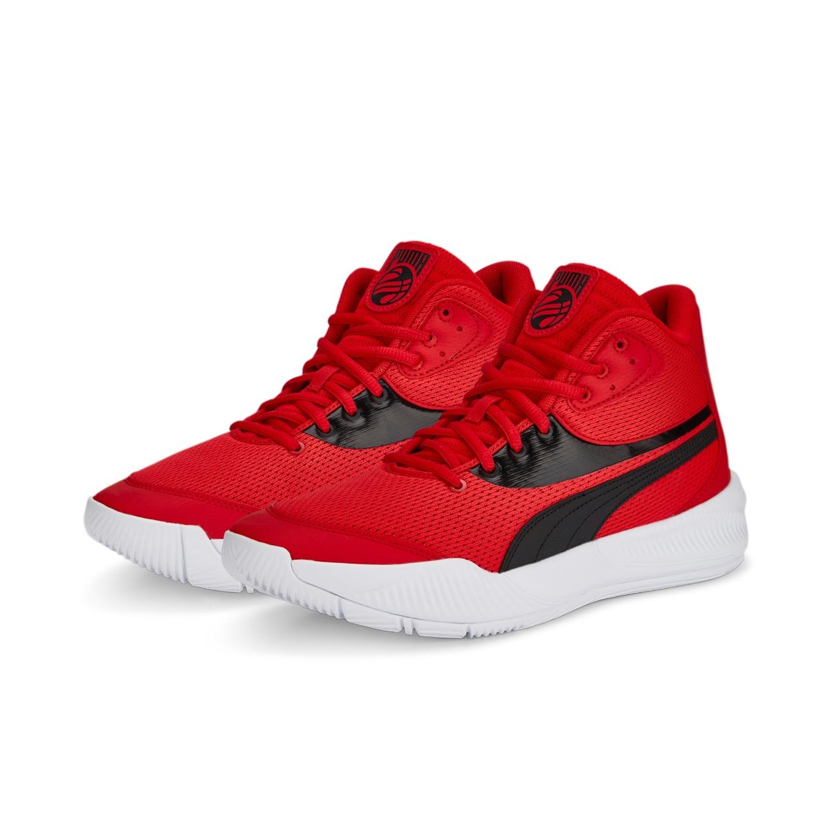 Puma red basketball outlet shoes