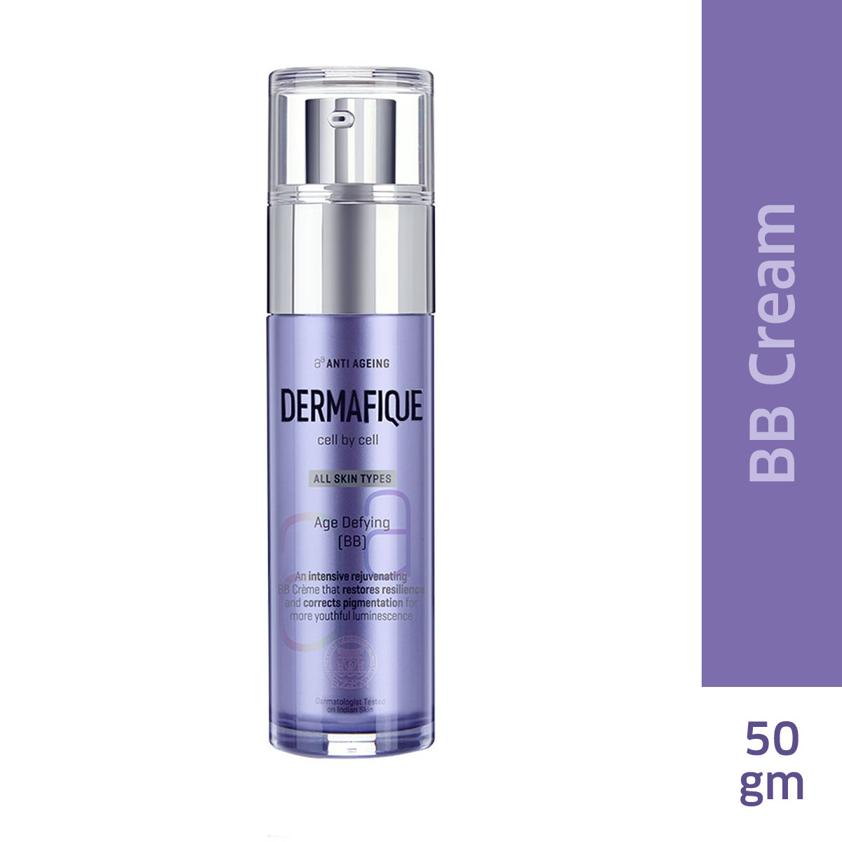 Dermafique Age Defying BB Cream, Gives Glowing Skin, Corrects skin tone, Pigmentation & Dark Spots