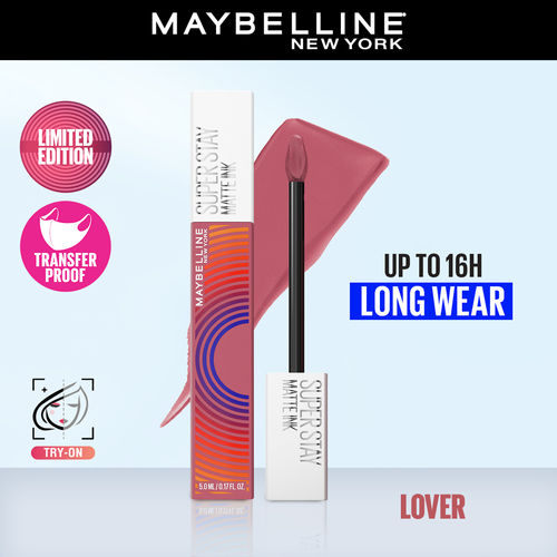 Maybelline New York Super Stay Matte Ink Liquid Lipstick, Lasts Up to 16 Hours - 15 Lover