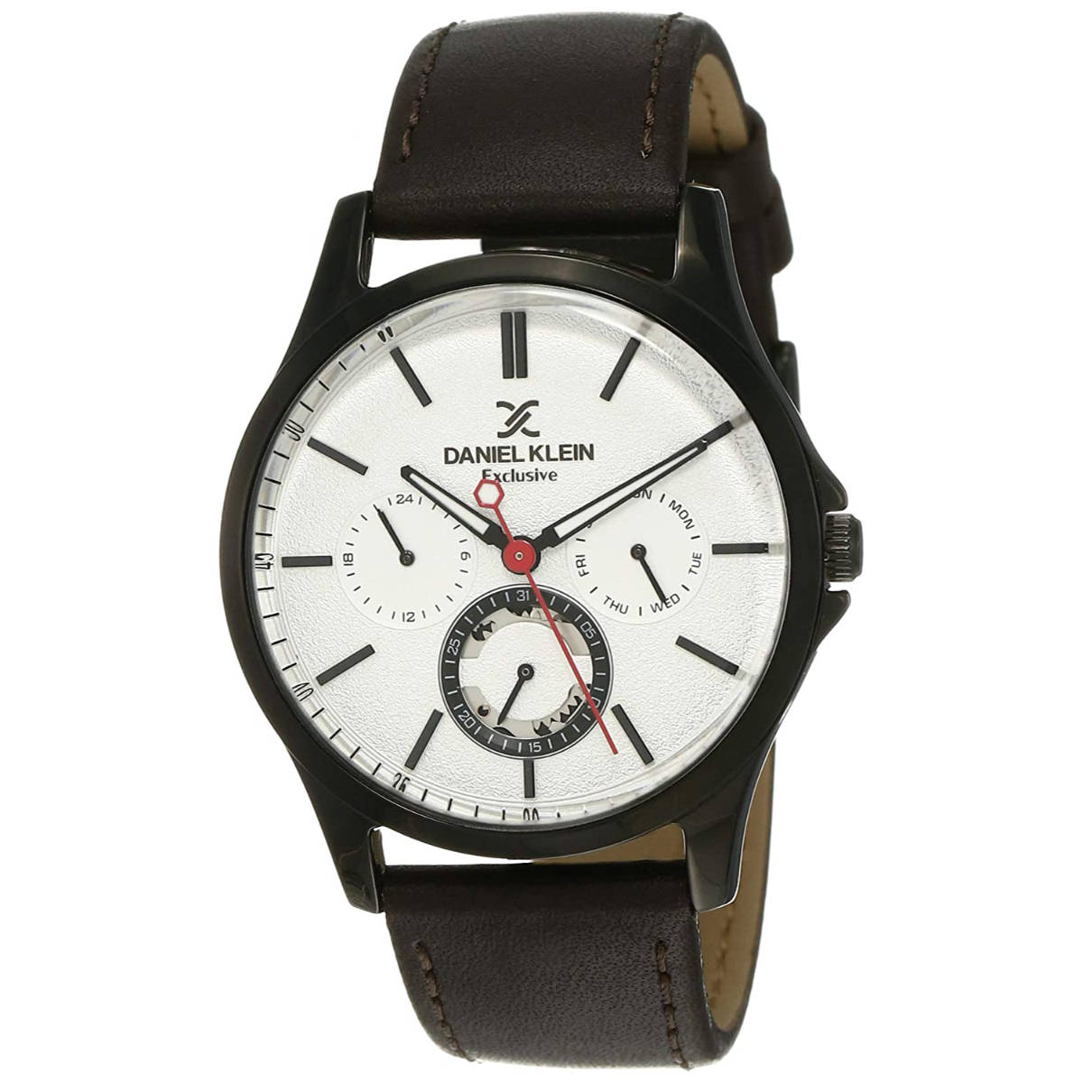 Daniel Klein Exclusive Analog Silver Dial Men's Watch-DK12118-6
