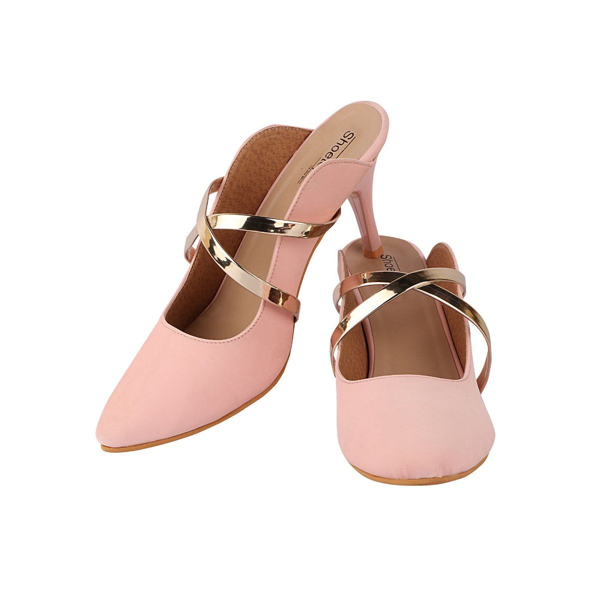 Shoetopia Women Solid Pink Heels Buy Shoetopia Women Solid Pink Heels