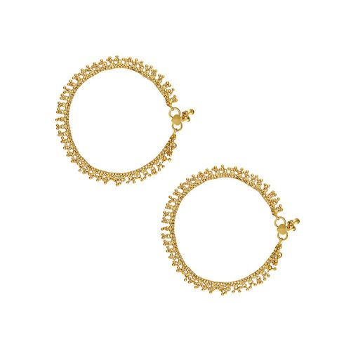 Buy Teejh Tara Tinkle Gold Payal Online