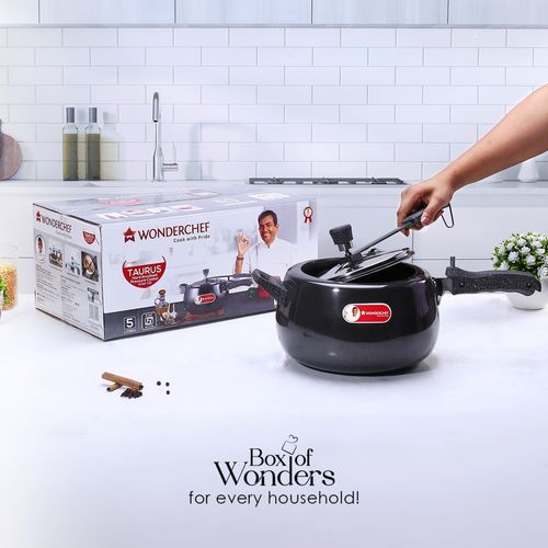 Wonderchef Taurus Hard Anodized Pressure Cooker L