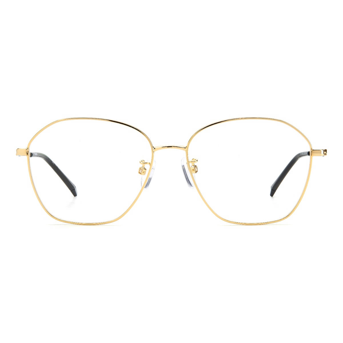Polaroid Women Gold Rectangle Frame (56)