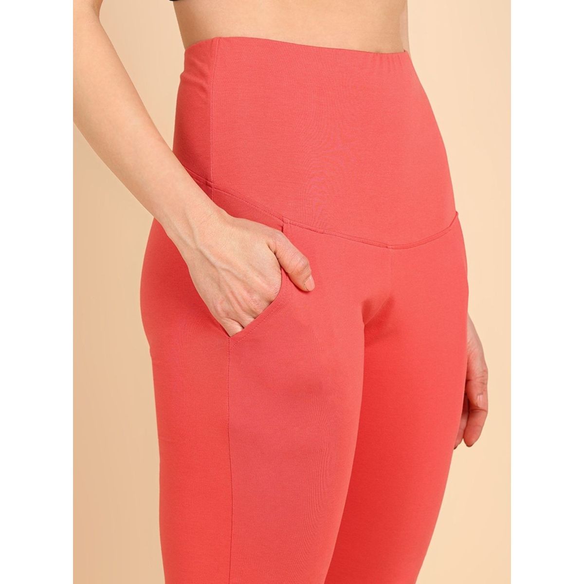 Mometernity Full Length Solid Over Belly Maternity Pants Black Online in  India, Buy at Best Price from Firstcry.com - 9175489