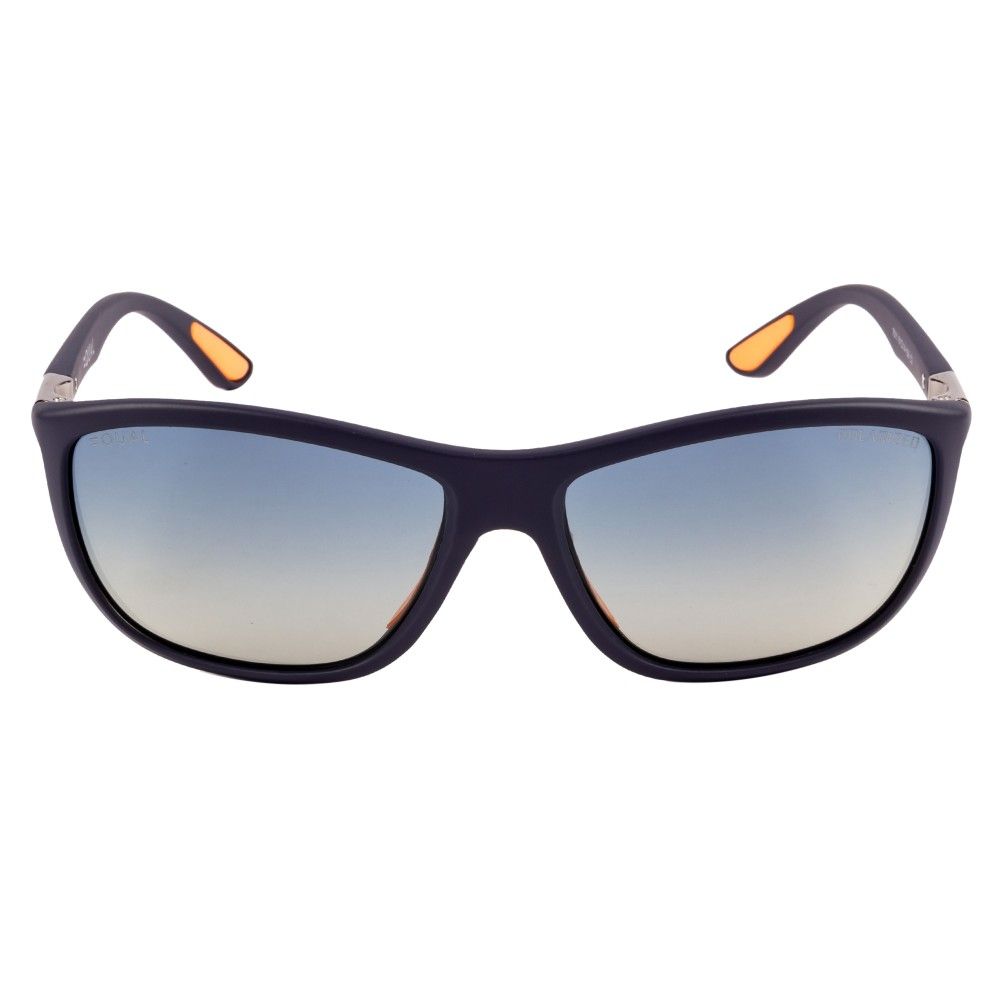Equal Blue Color Sunglasses Wayfarer Shape Full Rim Blue Frame