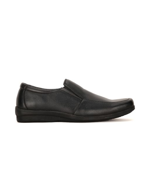 Bata Men Black Slip-On Formal Shoes