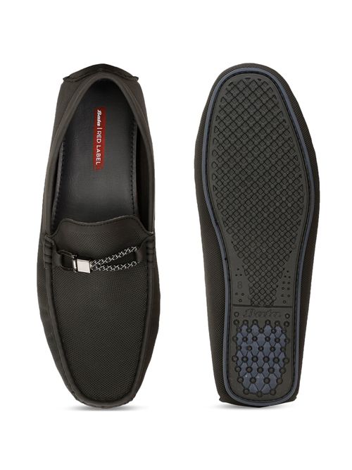 Bata Men Brown Slip-On Loafers