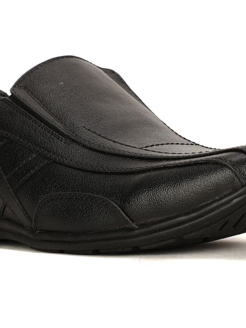 Buy Bata Men Black Slip-On Formal Shoes Online