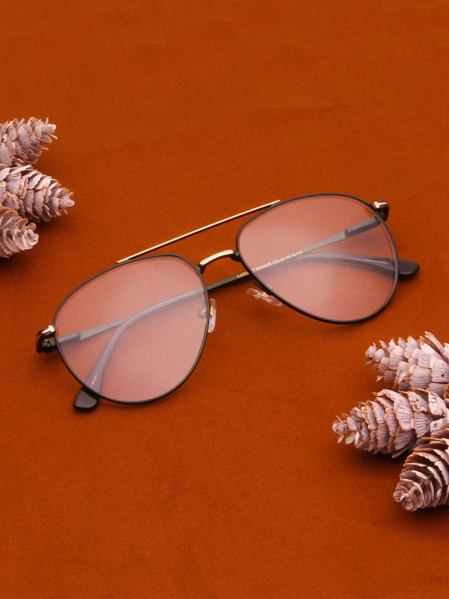 TED SMITH Unisex Green Full Rim Aviator Frame (55)