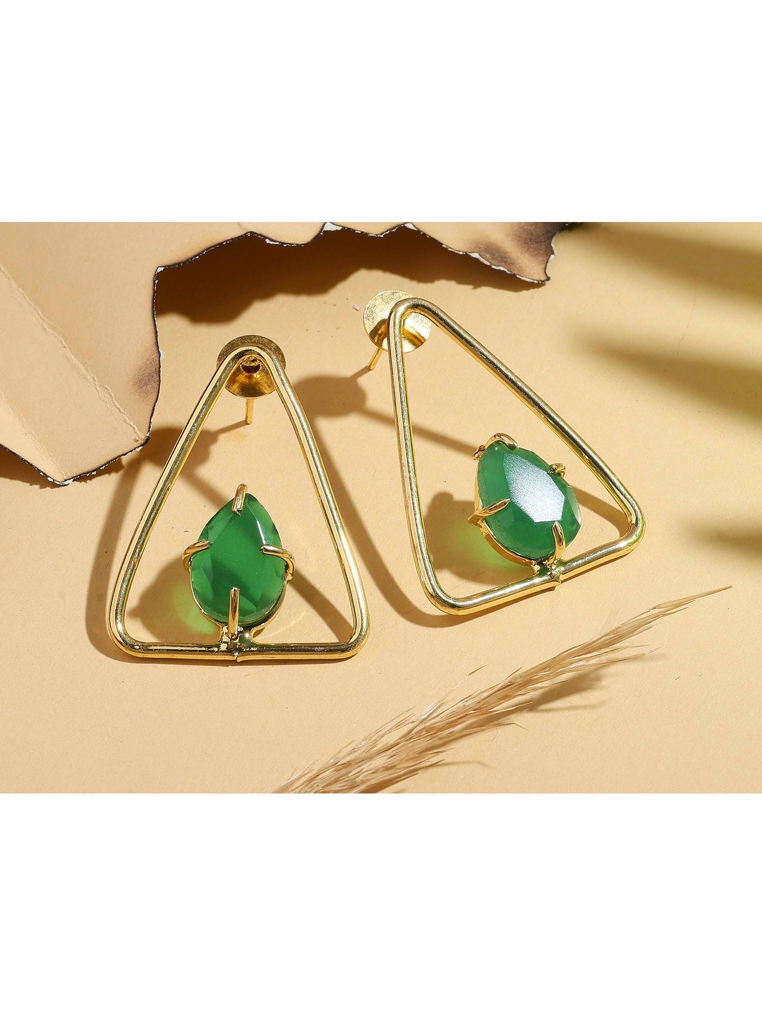 KKATHA ACCESSORIES Verdant Prism Earrings