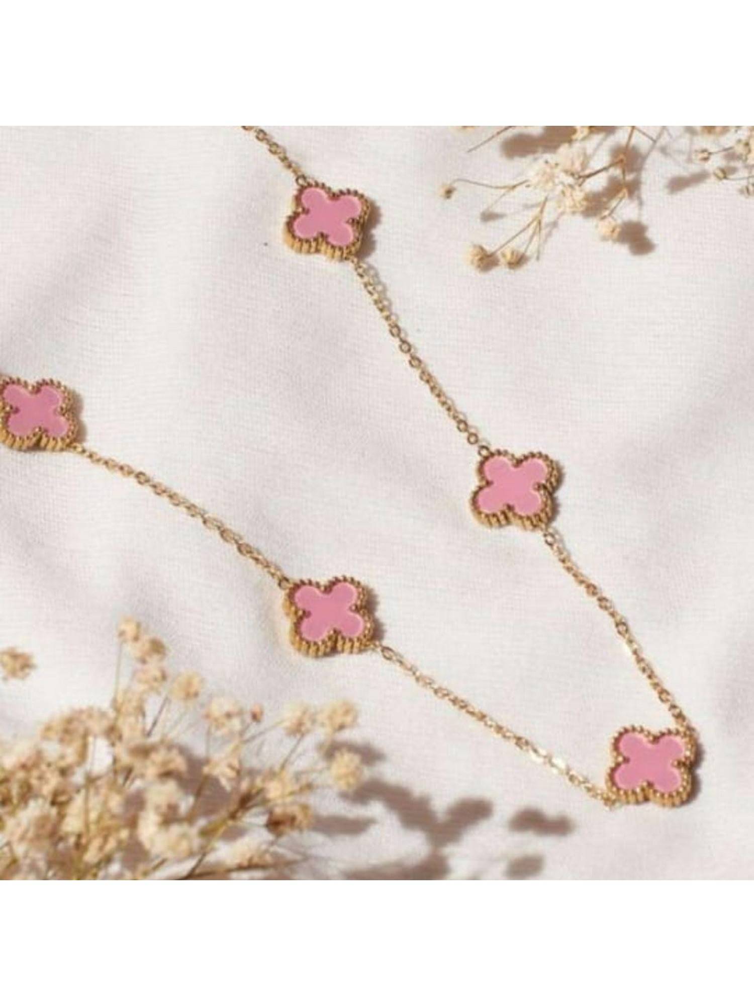 ESTAILO FASHION All That Jazz Pink Necklace
