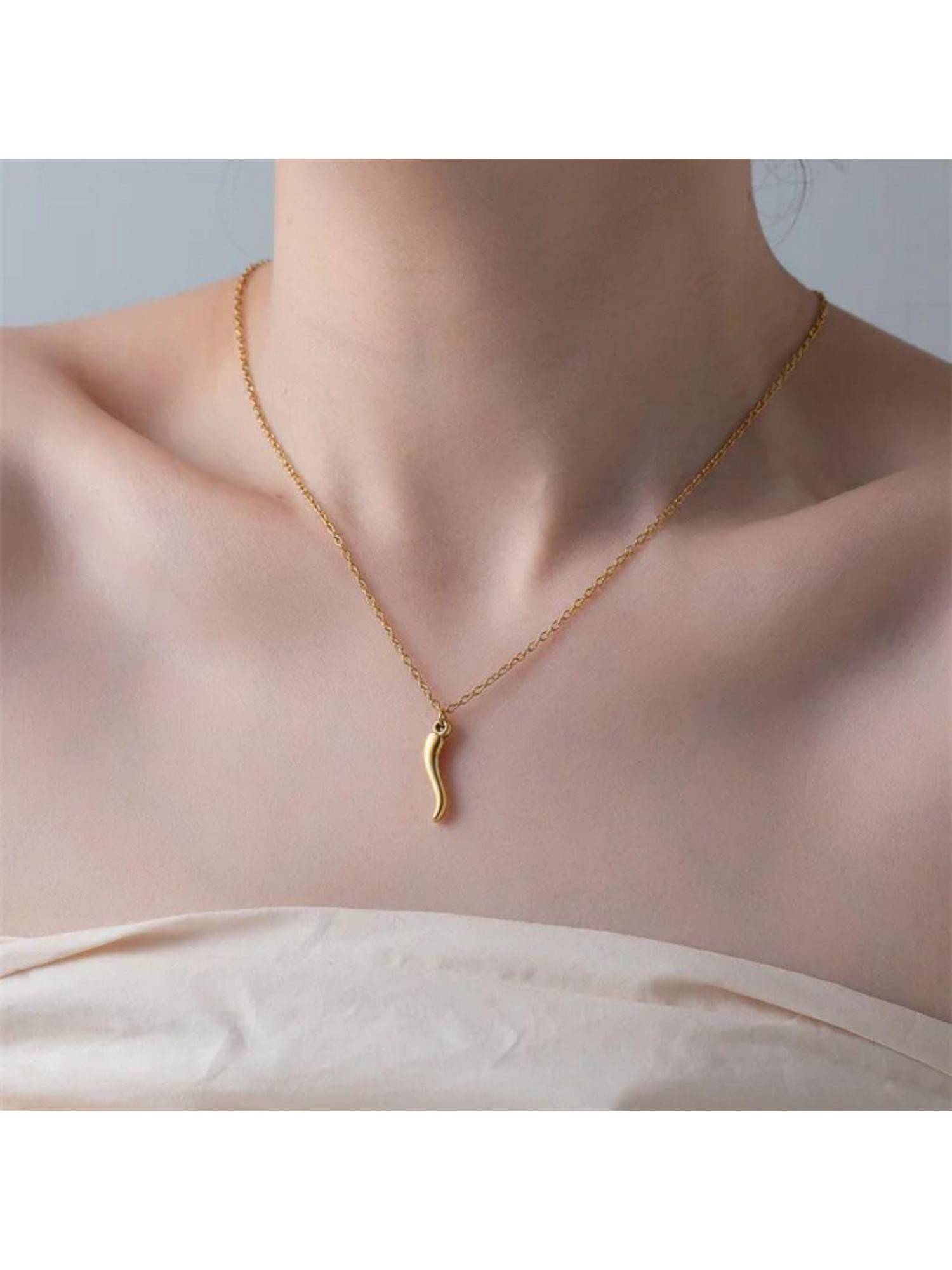 ESTAILO FASHION All That Jazz Gold Necklace