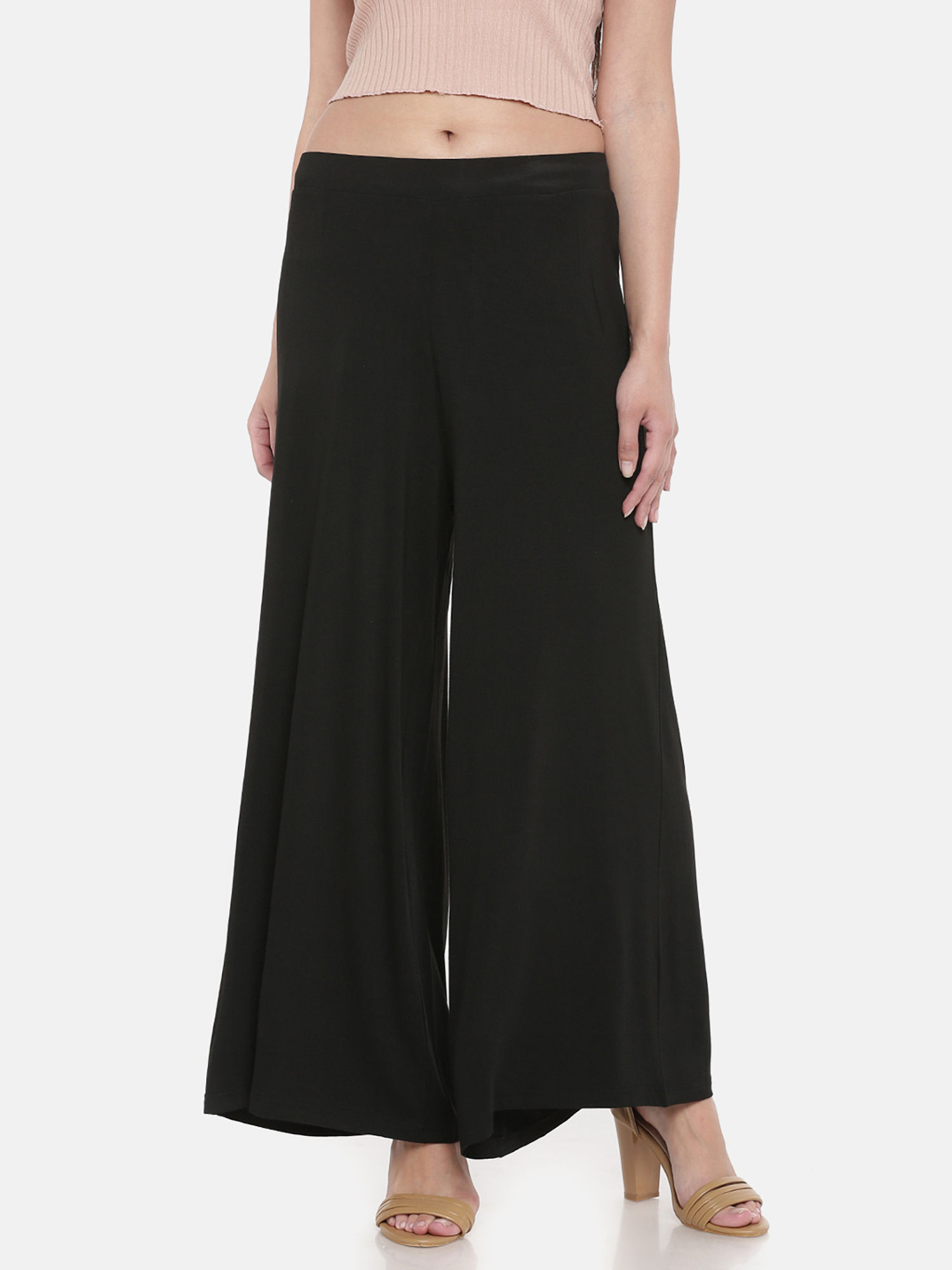 Buy Black Trousers & Pants for Women by BLACK SCISSOR Online | Ajio.com