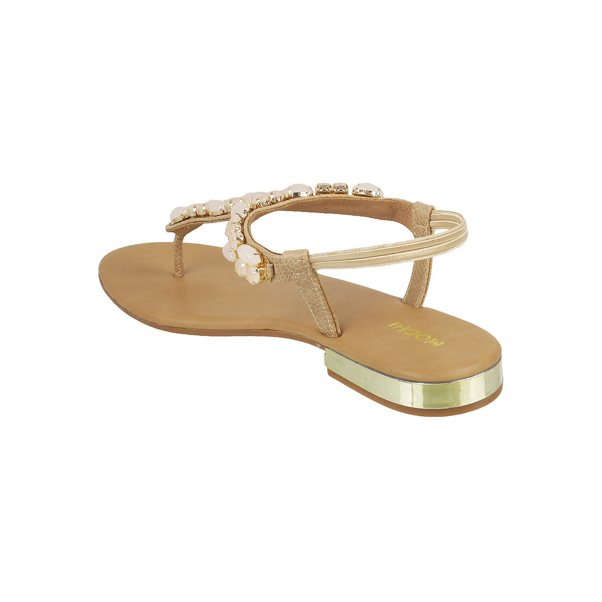 Mochi Beige Solid Sandals: Buy Mochi Beige Solid Sandals Online at Best ...