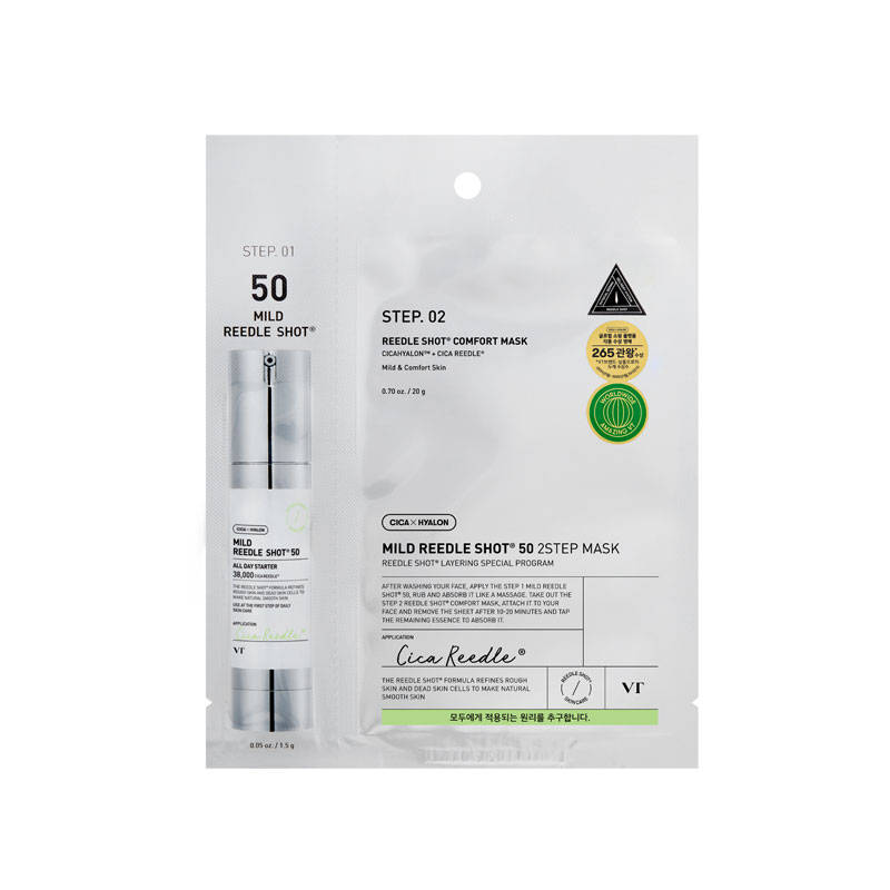 VT Cosmetics Reedle Shot 50 2-Step Mask