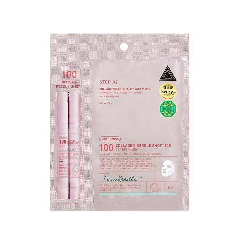 VT Cosmetics Collagen Reedle Shot 100 2-Step Mask