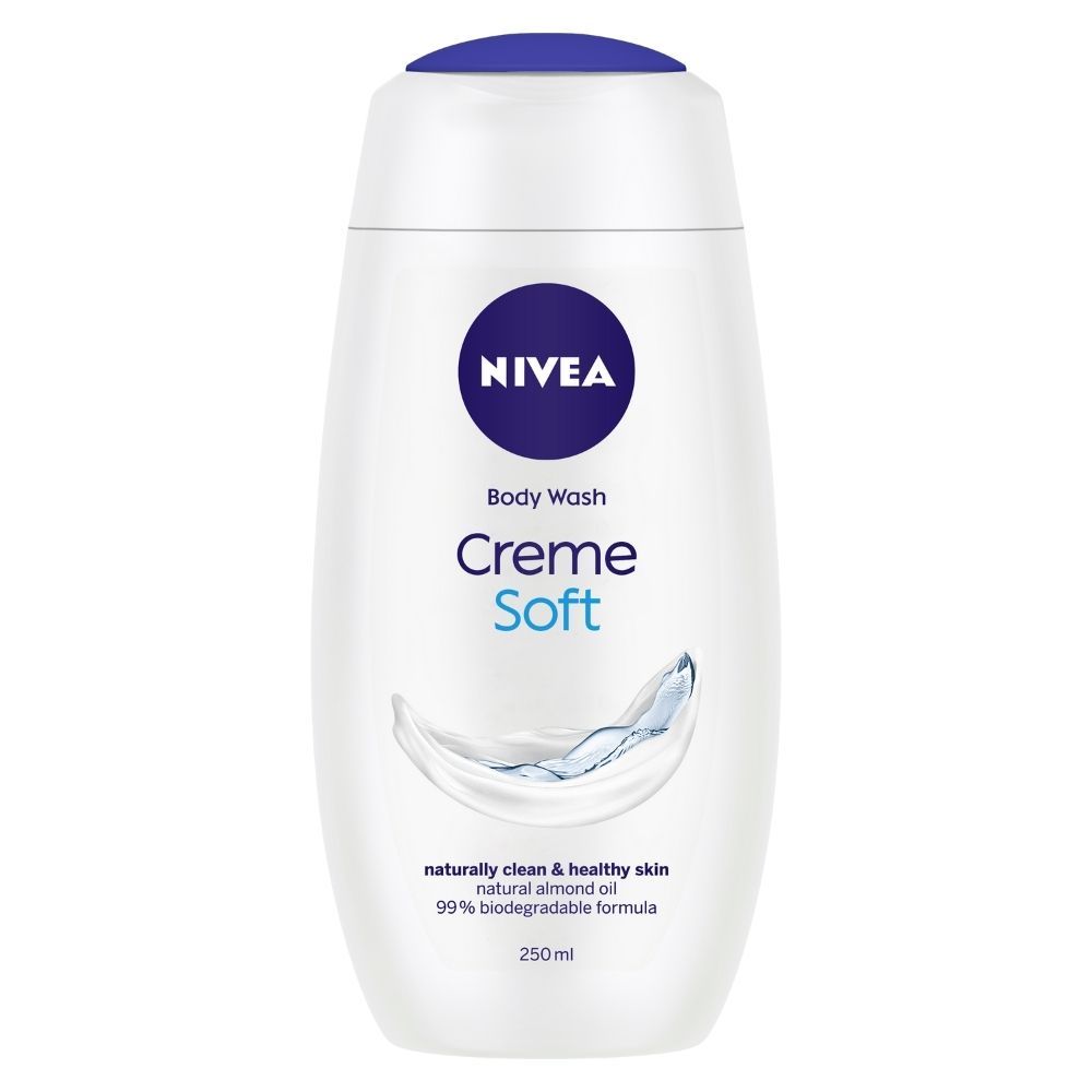NIVEA Body Wash- Crème Soft Naturally Clean & Healthy Skin Natural Almond Oil