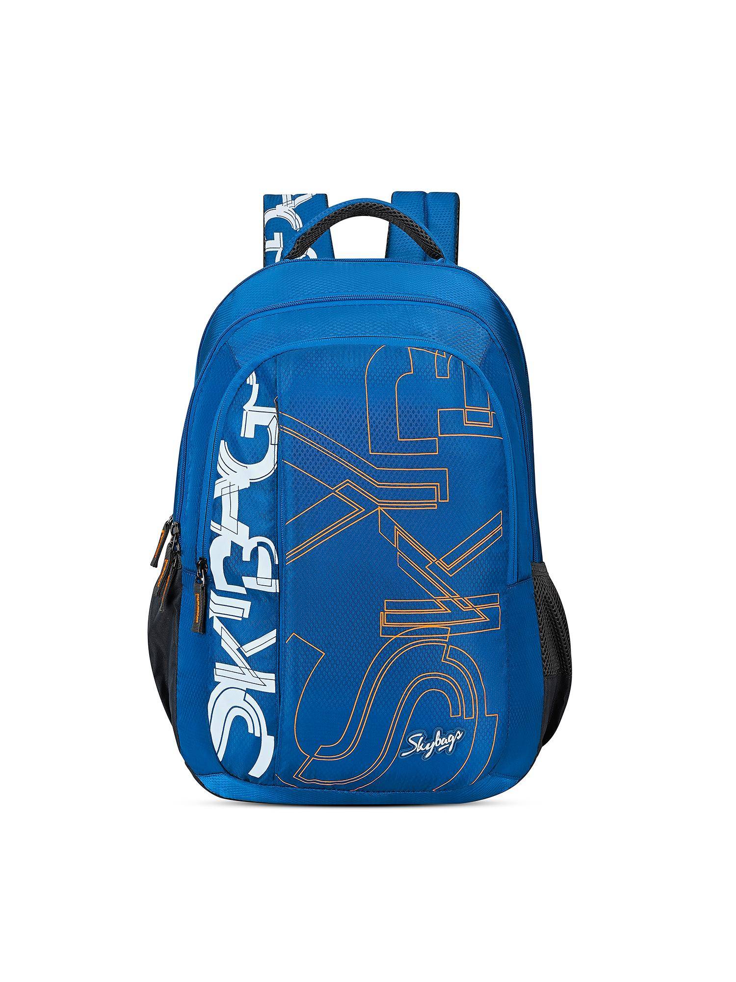Skybags Unisex Brat Pro Max Azure Blue 15.6 Inch Compatible Laptop Backpack