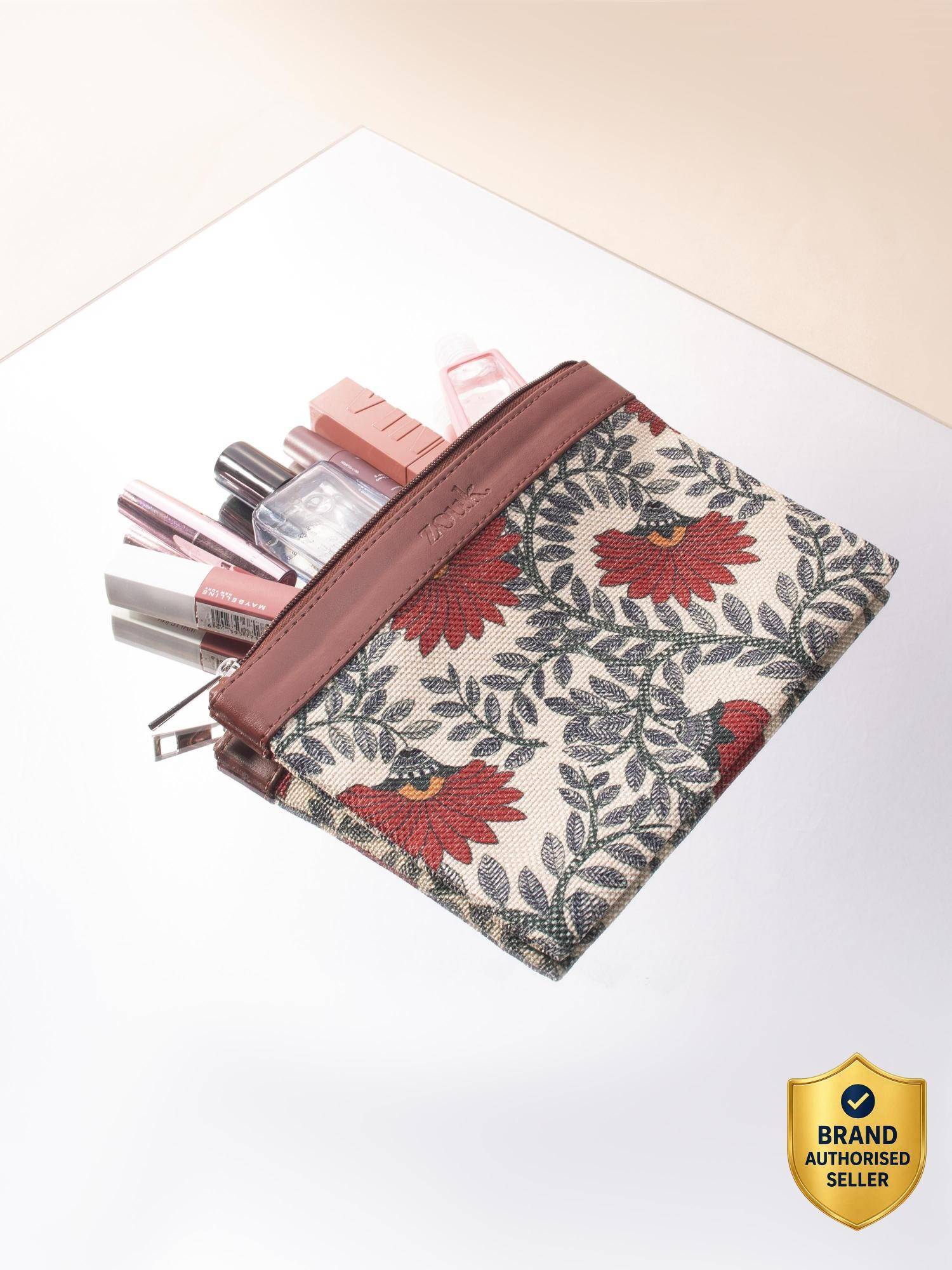Zouk Nawabi Couture Vegan Leather Utility Pouch