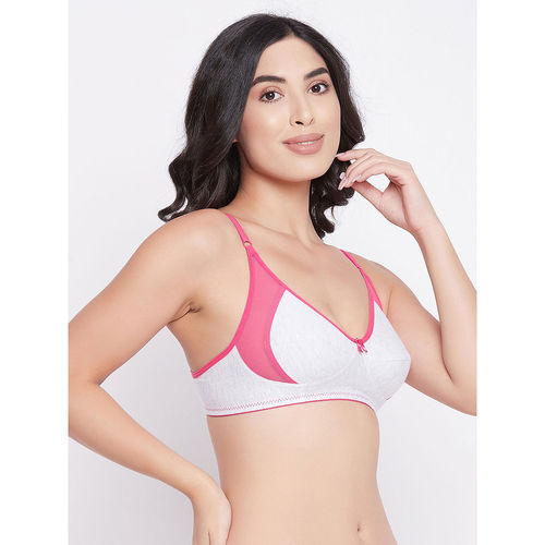 Buy Clovia Pack Of 2 Cotton Non-Padded Non-Wired Full Cup Bra